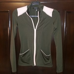 Dark Green Workout Jacket